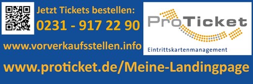Eindruck für Plakate und Flyer in Blau im Format 3:1